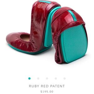 Brand New Ruby Red Tieks Size 8